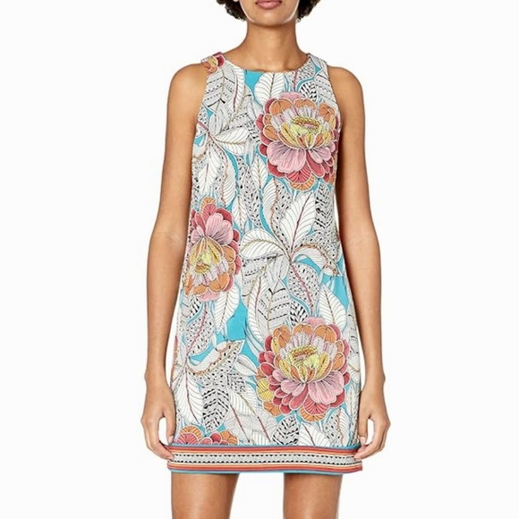 Trina Turk Macee Via Lola Print Dress - Picture 1 of 7
